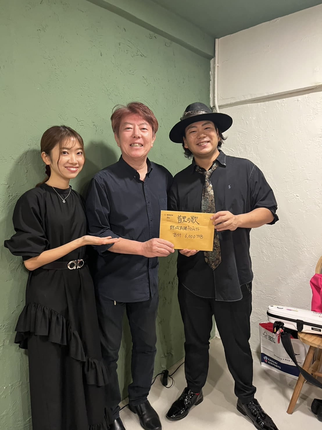 นักไวโอลิน ริวมะ และนักดนตรีจากประเทศไทย